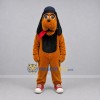 Custom Brown and Black Hound Dog Mascot Costume Adult Full Body Suit for School Events Custom Brown and Black Hound Dog Mascot Costume Adult Full Body Suit for School Events
