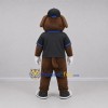 Custom Brown and Black Dog Mascot Costume Adult Full Body Suit for Baseball Games Custom Brown and Black Dog Mascot Costume Adult Full Body Suit for Baseball Games