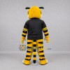 Custom Yellow and Black Tiger Mascot Costume Adult Full Body Suit for Sports Events