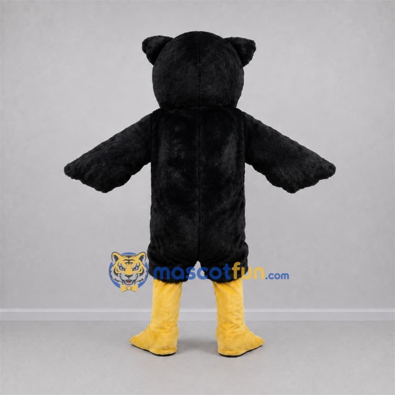 Custom Black and White Owl Mascot Costume Adult Full Body Suit for School Events Custom Black and White Owl Mascot Costume Adult Full Body Suit for School Events