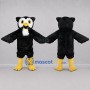 Custom Black and White Owl Mascot Costume Adult Full Body Suit for School Events