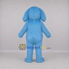 Custom Light Blue Dog Mascot Costume Adult Full Body Suit for School Events Custom Light Blue Dog Mascot Costume Adult Full Body Suit for School Events