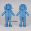 Custom Light Blue Dog Mascot Costume Adult Full Body Suit for School Events Custom Light Blue Dog Mascot Costume Adult Full Body Suit for School Events
