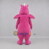 Custom Pink and Cream Dragon Mascot Costume Adult Full Body Suit for Fantasy Events Custom Pink and Cream Dragon Mascot Costume Adult Full Body Suit for Fantasy Events
