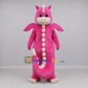 Custom Pink and Cream Dragon Mascot Costume Adult Full Body Suit for Fantasy Events Custom Pink and Cream Dragon Mascot Costume Adult Full Body Suit for Fantasy Events