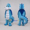 Custom Blue and White Dragon Mascot Costume Adult Full Body Suit for Fantasy Events Custom Blue and White Dragon Mascot Costume Adult Full Body Suit for Fantasy Events