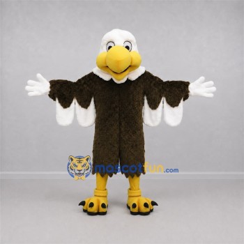 Custom Brown and White Bald Eagle Mascot Costume Adult Full Body Suit for Sports Events Custom Brown and White Bald Eagle Mascot Costume Adult Full Body Suit for Sports Events