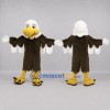 Custom Brown and White Bald Eagle Mascot Costume Adult Full Body Suit for Sports Events Custom Brown and White Bald Eagle Mascot Costume Adult Full Body Suit for Sports Events