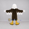Custom Brown and White Bald Eagle Mascot Costume Adult Full Body Suit for Sports Events Custom Brown and White Bald Eagle Mascot Costume Adult Full Body Suit for Sports Events