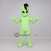 Custom Lime Green and Black Alien Mascot Costume Adult Full Body Suit for Space Events Custom Lime Green and Black Alien Mascot Costume Adult Full Body Suit for Space Events