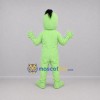 Custom Lime Green and Black Alien Mascot Costume Adult Full Body Suit for Space Events Custom Lime Green and Black Alien Mascot Costume Adult Full Body Suit for Space Events