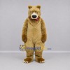 Custom Tan Bear Mascot Costume Adult Full Body Suit for Wildlife Events Custom Tan Bear Mascot Costume Adult Full Body Suit for Wildlife Events