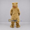 Custom Tan Bear Mascot Costume Adult Full Body Suit for Wildlife Events Custom Tan Bear Mascot Costume Adult Full Body Suit for Wildlife Events