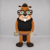 Custom Brown and Black Beaver Mascot Costume Adult Full Body Suit for School Events Custom Brown and Black Beaver Mascot Costume Adult Full Body Suit for School Events