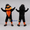Custom Black and Orange Bird Mascot Costume Adult Full Body Suit for Baseball Games Custom Black and Orange Bird Mascot Costume Adult Full Body Suit for Baseball Games