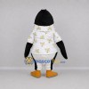 Custom Black and White Penguin Mascot Costume Adult Full Body Suit for Beach Events Custom Black and White Penguin Mascot Costume Adult Full Body Suit for Beach Events