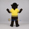 Custom Brown and Yellow Bison Mascot Costume Adult Full Body Suit for Sports Events Custom Brown and Yellow Bison Mascot Costume Adult Full Body Suit for Sports Events