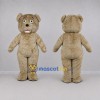Custom Tan Teddy Bear Mascot Costume Adult Full Body Suit for School Events Custom Tan Teddy Bear Mascot Costume Adult Full Body Suit for School Events
