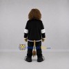Custom Tan and Black Lion Mascot Costume Adult Full Body Suit for Sports Events