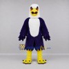 Custom Purple and White Eagle Mascot Costume Adult Full Body Suit for Sports Events
