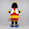 Custom Yellow and Red Bee Mascot Costume Adult Full Body Suit for School Events Custom Yellow and Red Bee Mascot Costume Adult Full Body Suit for School Events