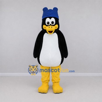 Custom Black and White Penguin Mascot Costume Adult Full Body Suit for Winter Events Custom Black and White Penguin Mascot Costume Adult Full Body Suit for Winter Events