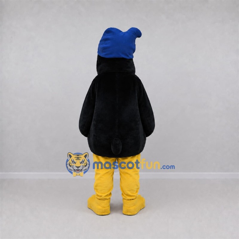 Custom Black and White Penguin Mascot Costume Adult Full Body Suit for Winter Events Custom Black and White Penguin Mascot Costume Adult Full Body Suit for Winter Events