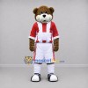 Custom Brown and Red Bear Mascot Costume Adult Full Body Suit for Sports Events Custom Brown and Red Bear Mascot Costume Adult Full Body Suit for Sports Events