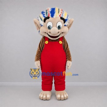 Custom Brown and Red Hedgehog Mascot Costume Adult Full Body Suit for School Events