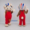 Custom Brown and Red Hedgehog Mascot Costume Adult Full Body Suit for School Events Custom Brown and Red Hedgehog Mascot Costume Adult Full Body Suit for School Events