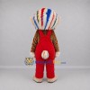 Custom Brown and Red Hedgehog Mascot Costume Adult Full Body Suit for School Events Custom Brown and Red Hedgehog Mascot Costume Adult Full Body Suit for School Events