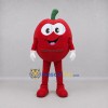 Custom Red and Green Apple Mascot Costume Adult Full Body Suit for Healthy Eating Events