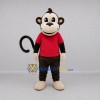 Custom Brown and Red Monkey Mascot Costume Adult Full Body Suit for Jungle Events Custom Brown and Red Monkey Mascot Costume Adult Full Body Suit for Jungle Events