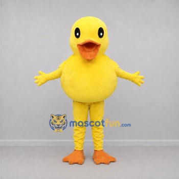 Custom Yellow Duckling Mascot Costume Adult Full Body Suit for Spring Events