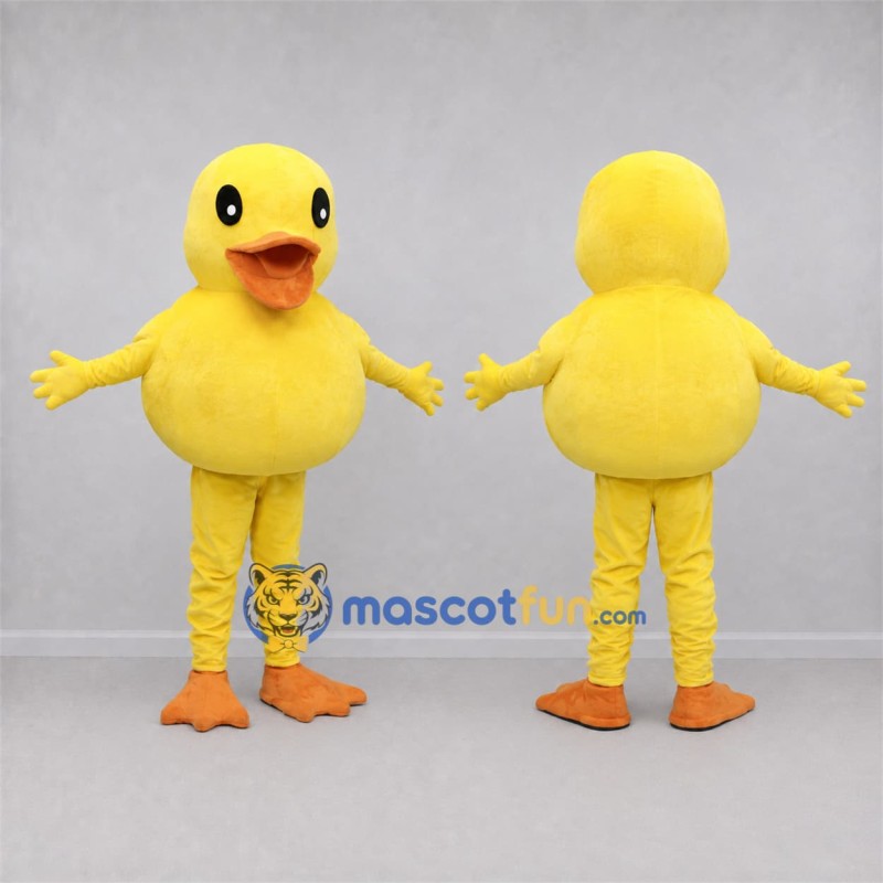 Custom Yellow Duckling Mascot Costume Adult Full Body Suit for Spring Events Custom Yellow Duckling Mascot Costume Adult Full Body Suit for Spring Events