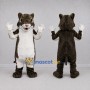 Custom Brown and White Mouse Mascot Costume Adult Full Body Suit for Pet Events