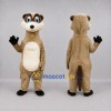 Custom Tan and Brown Meerkat Mascot Costume Adult Full Body Suit for Wildlife Events Custom Tan and Brown Meerkat Mascot Costume Adult Full Body Suit for Wildlife Events