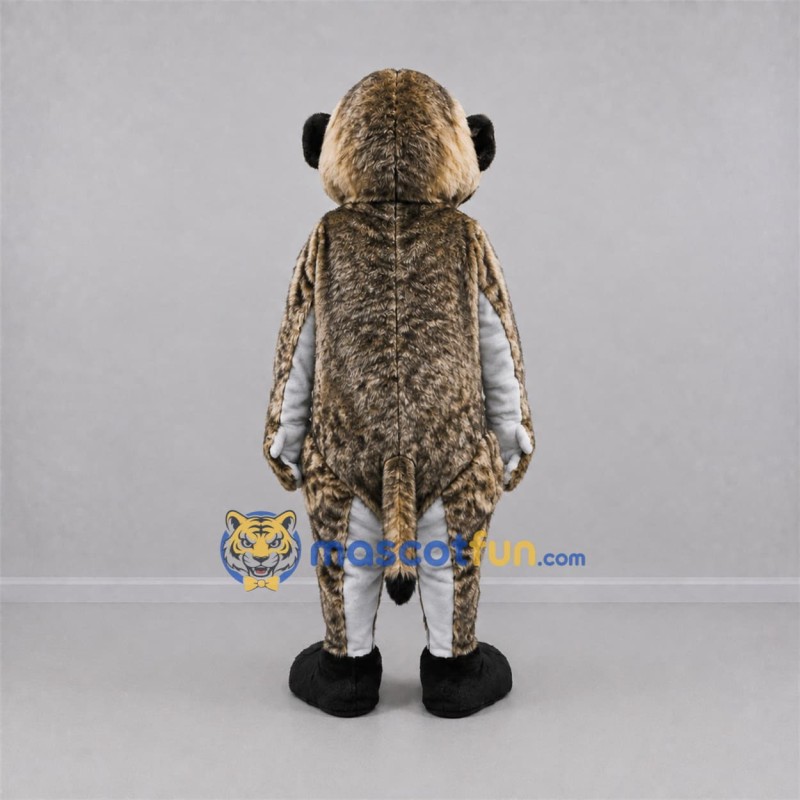 Custom Brown and Tan Meerkat Mascot Costume Adult Full Body Suit for Wildlife Events Custom Brown and Tan Meerkat Mascot Costume Adult Full Body Suit for Wildlife Events