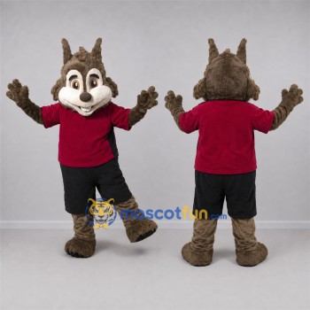 Custom Brown and Red Squirrel Mascot Costume Adult Full Body Suit for Woodland Events