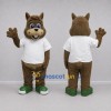 Custom Brown and White Squirrel Mascot Costume Adult Full Body Suit for Woodland Events Custom Brown and White Squirrel Mascot Costume Adult Full Body Suit for Woodland Events