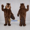 Custom Brown Beaver Mascot Costume Adult Full Body Suit for Wildlife Events Custom Brown Beaver Mascot Costume Adult Full Body Suit for Wildlife Events
