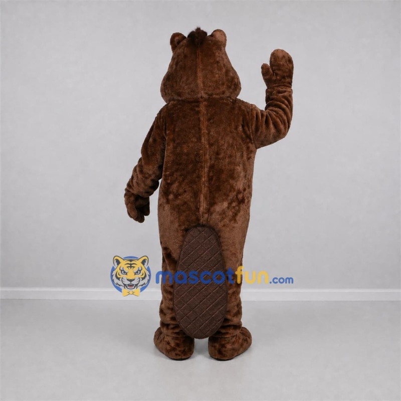 Custom Brown Beaver Mascot Costume Adult Full Body Suit for Wildlife Events Custom Brown Beaver Mascot Costume Adult Full Body Suit for Wildlife Events