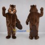 Custom Brown Beaver Mascot Costume Adult Full Body Suit for Wildlife Events