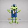 Custom Green and Blue Frog Mascot Costume Adult Full Body Suit for School Events Custom Green and Blue Frog Mascot Costume Adult Full Body Suit for School Events