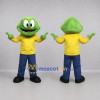 Custom Green and Yellow Frog Mascot Costume Adult Full Body Suit for School Events Custom Green and Yellow Frog Mascot Costume Adult Full Body Suit for School Events