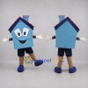Custom Blue and Red House Mascot Costume Adult Full Body Suit for Community Events Custom Blue and Red House Mascot Costume Adult Full Body Suit for Community Events