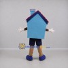 Custom Blue and Red House Mascot Costume Adult Full Body Suit for Community Events Custom Blue and Red House Mascot Costume Adult Full Body Suit for Community Events