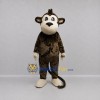 Custom Brown and Cream Monkey Mascot Costume Adult Full Body Suit for Jungle Events Custom Brown and Cream Monkey Mascot Costume Adult Full Body Suit for Jungle Events
