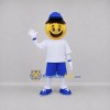 Custom Yellow and Blue Tennis Ball Mascot Costume Adult Full Body Suit for Tennis Events Custom Yellow and Blue Tennis Ball Mascot Costume Adult Full Body Suit for Tennis Events
