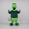 Custom Green Crocodile Mascot Costume Adult Full Body Suit for Wildlife Events Custom Green Crocodile Mascot Costume Adult Full Body Suit for Wildlife Events
